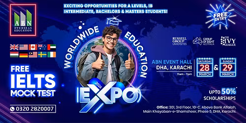 Worldwide Education Expo - Karachi DHA Event Hall