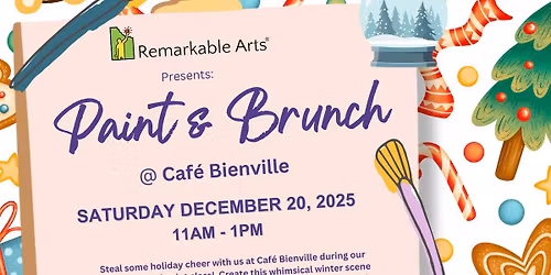 Paint & Brunch at Cafe Bienville