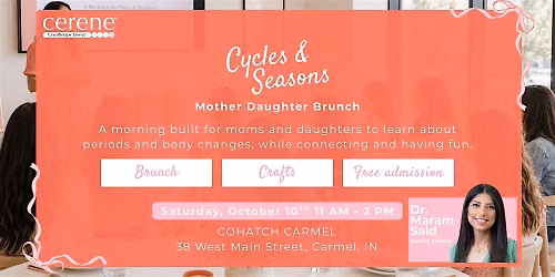 Free Mother Daughter Brunch: Period Education