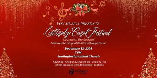 Lethbridge Carol Festival: Sounds of the Season (Choral groups & Aeris Brass) Fundraiser Concert