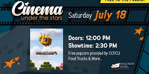 Cinema Under the Stars - A Minecraft Movie