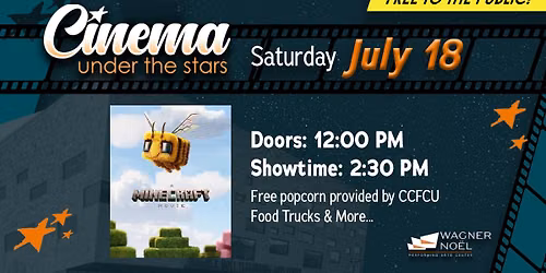 Cinema Under the Stars - A Minecraft Movie