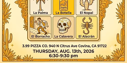 Loteria Nights at 3.99 Pizza Co. Covina