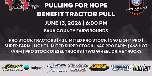 Pulling For Hope Benefit Tractor Pull