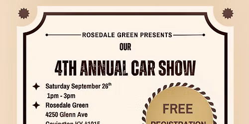 Rosedale Green Car Show