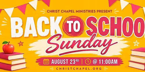 Back to School Sunday