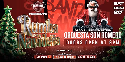 ROMERO ENTMT: Rumba Navide\u00f1a con Orquesta Son Romero