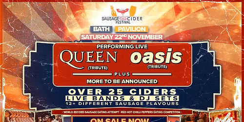 Sausage and Cider Festival - Bath 2025