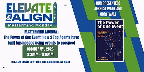 October 5, 2026 Elevate & Align Mastermind Monday -Free w\/ Breakfast