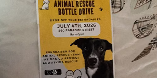Paradise Street Animal Rescue Bottle Drive