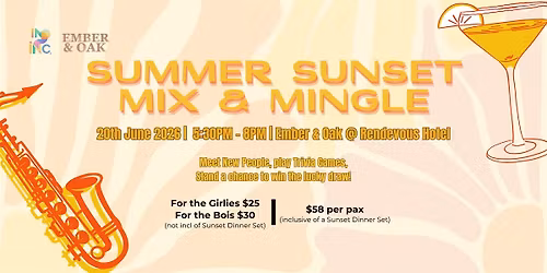 Summer Sunset Mix & Mingle
