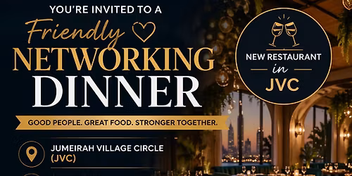 JVC  Friendly networking dinner for everyone 