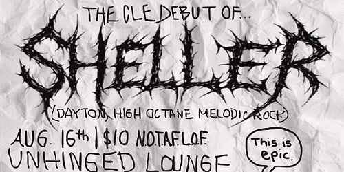 SHELLER \/ COUNTING BUTTERFLIES \/ SHED DWELLERS \/ THEY\/THEMPERESS @UNHINGED LOUNGE