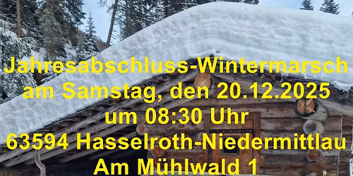 Jahresabschluss-Wintermarsch