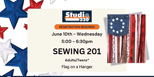 Sewing 201 : Flag on a Hanger