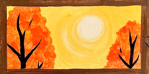 "Fall Window Watcher" Saturday Family Paint