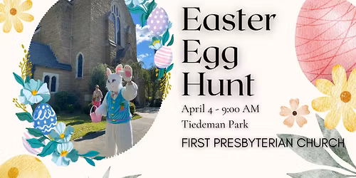 Easter Egg Hunt at First Presbyterian 