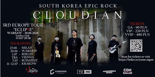 CLOUDIAN 3rd EU TOUR "ECLIP5E" - Warsaw, VooDoo Club
