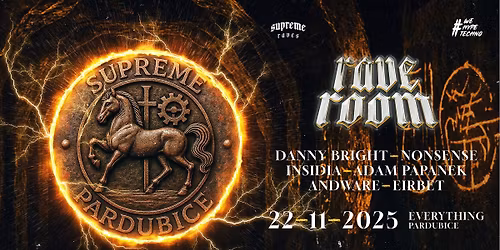 \u274c RAVE ROOM \u274c PARDUBICE, Everything club \u274c #supremeraves #wehypetechno