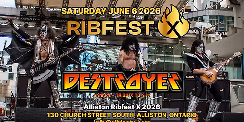 DESTROYER Canada KISS Tribute @Alliston Ribfest X