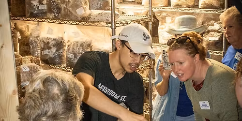 Indoor Mushroom Farm Tour