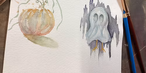 Ghostly watercolor