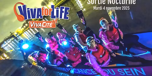 Sortie nocturne du Dragon Boat au profit de Viva for Life