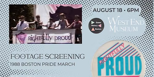 Footage Screening: 1988 Boston Pride March