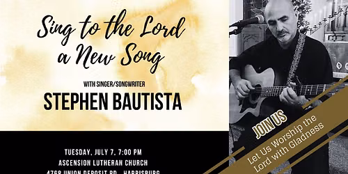 An Evening of Hope & Redemption with Stephen Bautista!