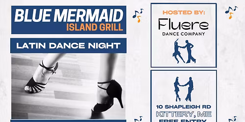 Blue Mermaid Latin Dance Night with Fluere Dance Company 