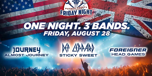 Tribute to Journey, Def Leppard, and Foreigner Friday Night BBQ Concert