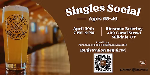 Singles Happy Hour at Kinsmen Brewing