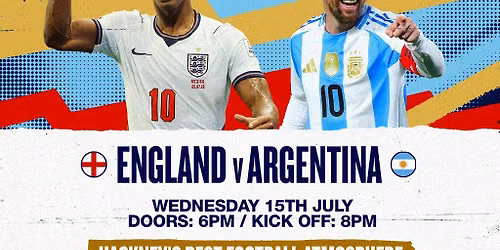 Hackney Wick Fanzone: England Vs Arg (Outdoor Terrace ticket)
