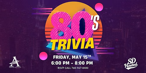 80's Pop Culture Twisted Trivia