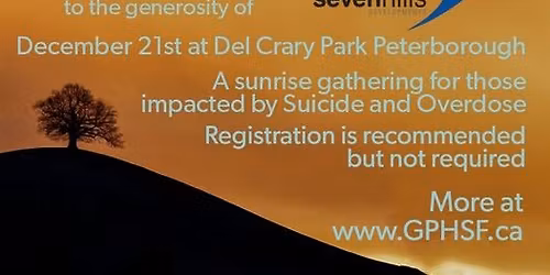 Darkness to Light: A sunrise gathering for those impacted by suicide and overdose