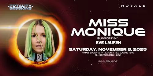 MISS MONIQUE - November 8
