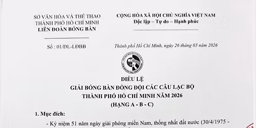 Gi\u1ea3i B\u00f3ng b\u00e0n \u0111\u1ed3ng \u0111\u1ed9i c\u00e1c c\u00e2u l\u1ea1c b\u1ed9 TP.HCM n\u0103m 2026