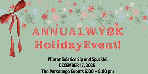 WYSK-SIP & SPARKLE EVENT