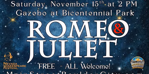 Shakespeare Under The Stars ~ \ud83c\udf39 Romeo and Juliet \ud83c\udf39