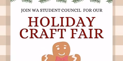 Washington Academy Student Council Holiday Craft Fair