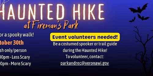 Haunted Hike at Fireman's Park
