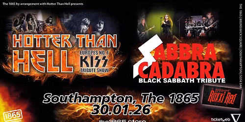 Hotter Than Hell + Sabbra Cadabra + Roxxi Red