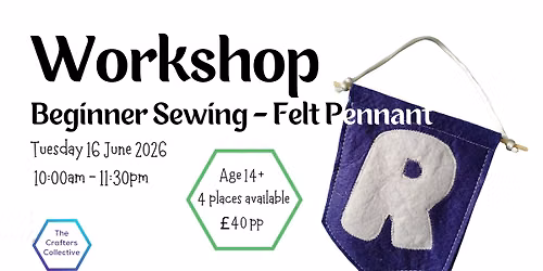 Sewing for Beginners - Felt Pennant