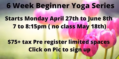 6 Week Beginner Yoga Series (click on picture to sign up)
