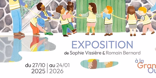 Chasse aux tr\u00e9sors & signature dans l'expo de Sophie Vissi\u00e8re et Romain Bernard!