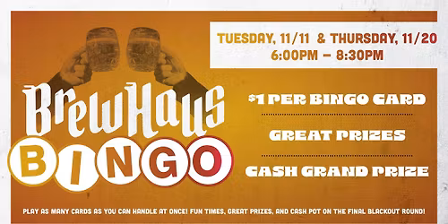 BrewHaus Bingo