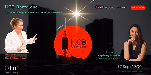 HCD Barcelona Live: AI, Power and the City, with Stephany Oliveros