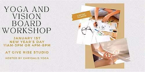 New Year's Day Yoga and Vision Board Workshop