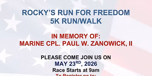 Rocky's Run for Freedom 5K Run\/Walk
