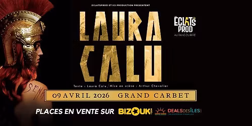 SPECTACLE DE LAURA CALU EN MARTINIQUE